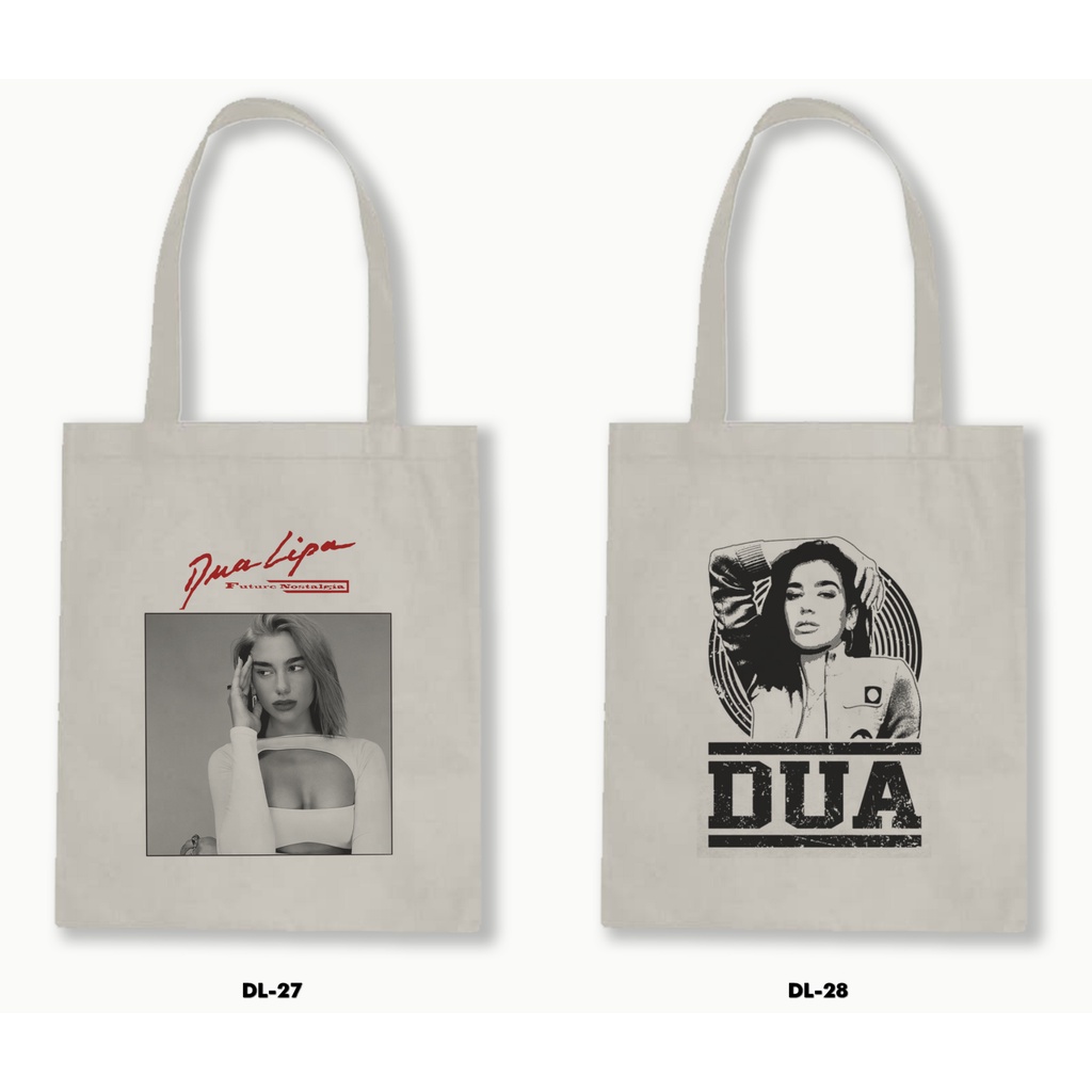 TOTE BAG BLACU - DUA LIPA 02