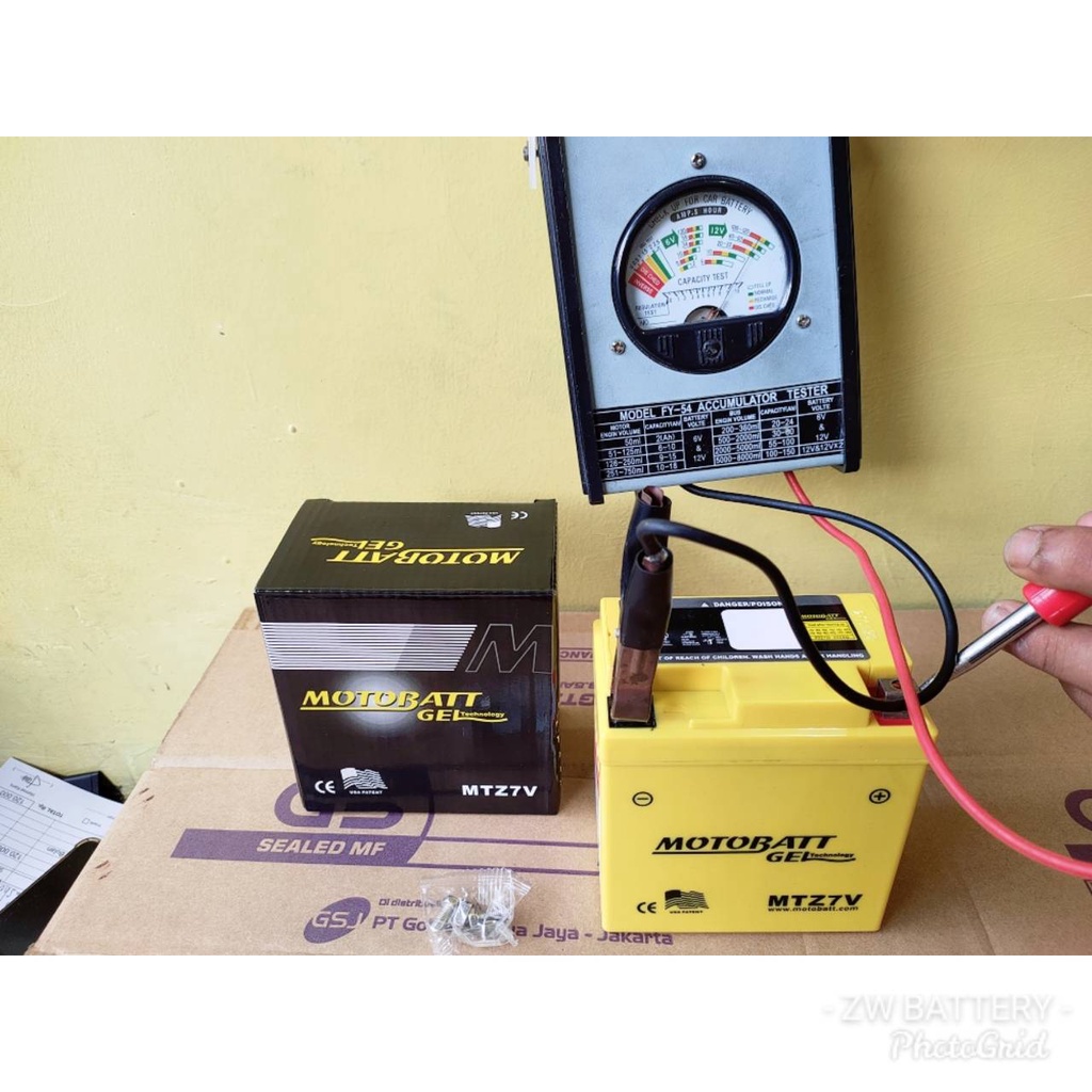 Aki Motor Vespa LX 125, Primavera, Sprint, Liberty MTZ7V MOTOBATT