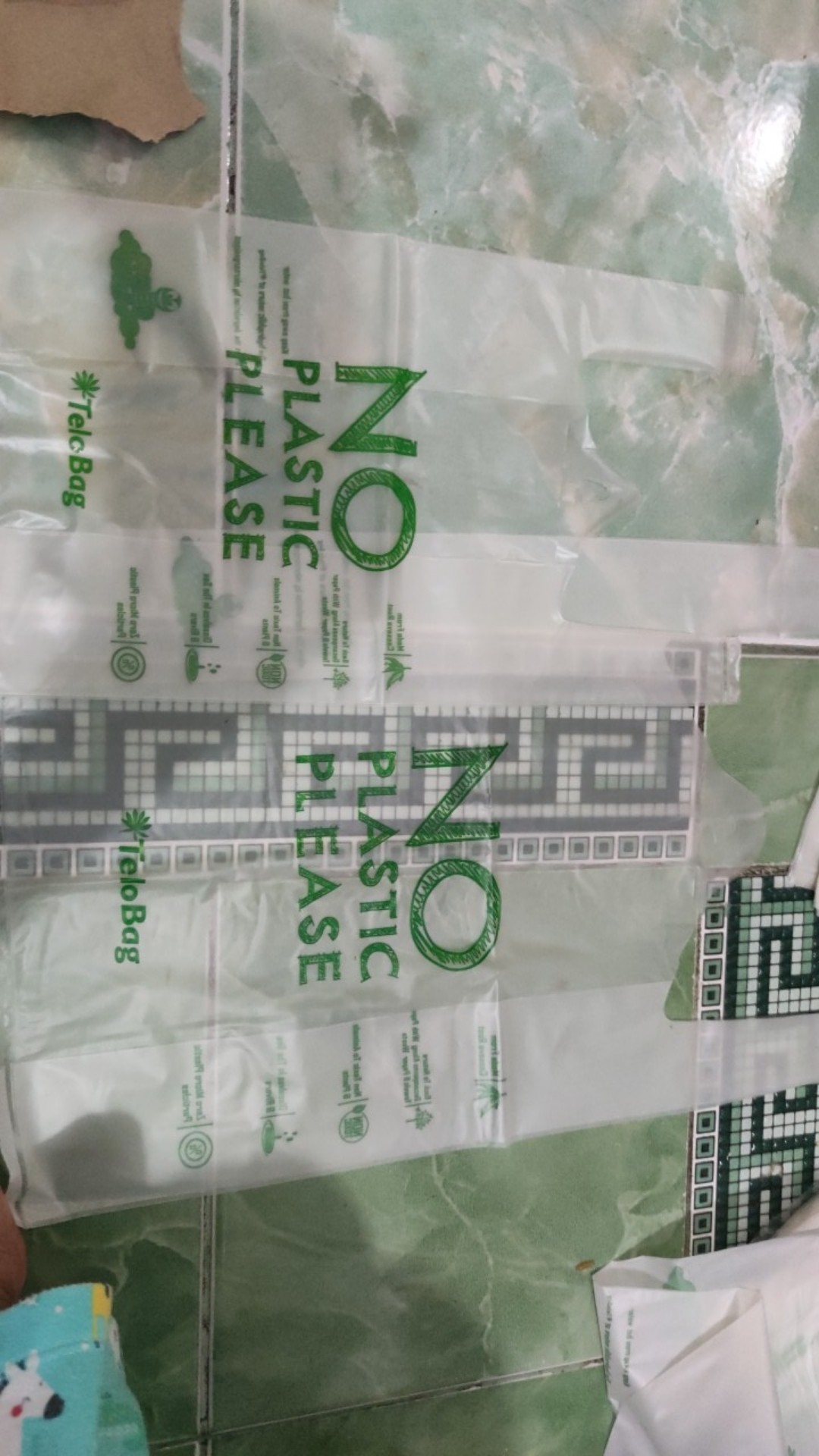 Kantong Telobag / Telo Bag Ecofriendly 17x32 & 24x39 Harga Per Pcs,min 5pcs