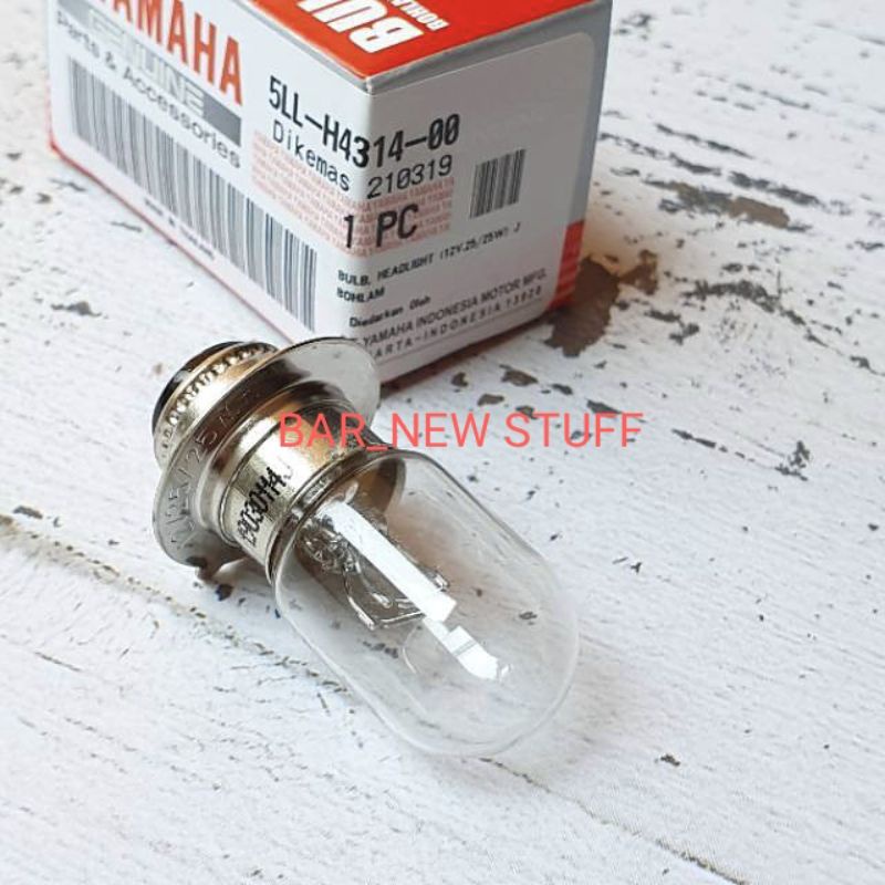 Bohlam Lampu depan - Jupiter Z Vega R New Crypton 25 watt Asli Yamaha
