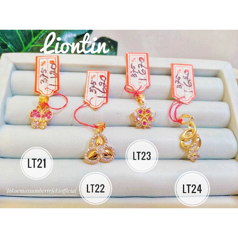 x6* Liontin / liontin model terbaru / liontin 375 / liontin 8k / liontin kadar 375 / liontin kadar 8