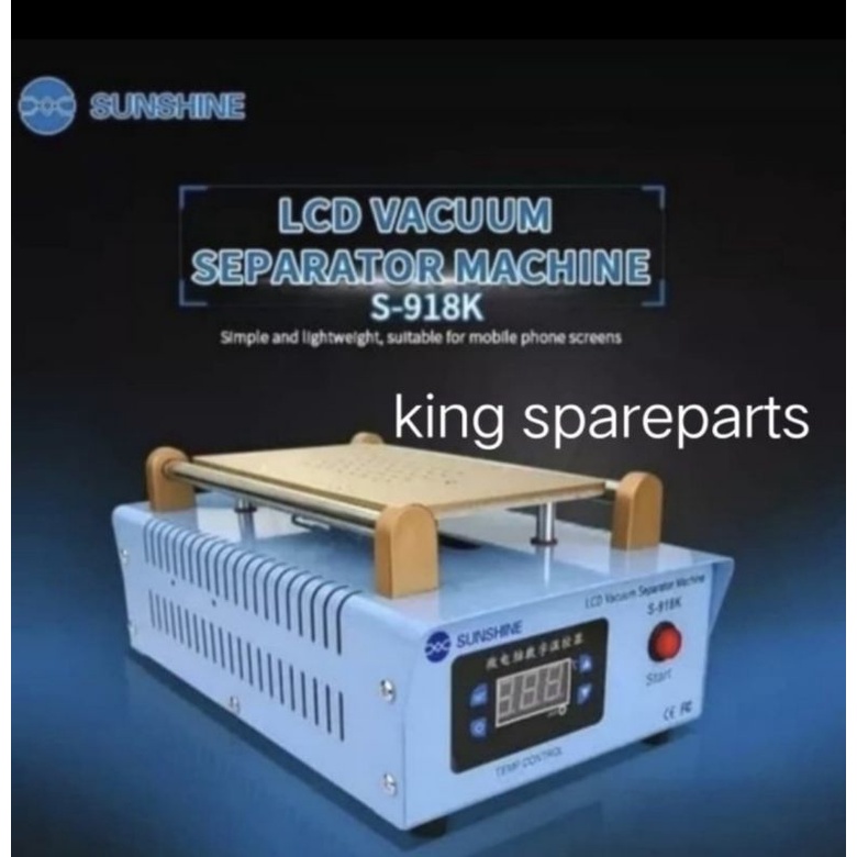 VACUUM SEPARATOR MESIN PEMISAH LCD TOUCHSCREEN SUNSHINE S918K S-918k 8.5 INCHI