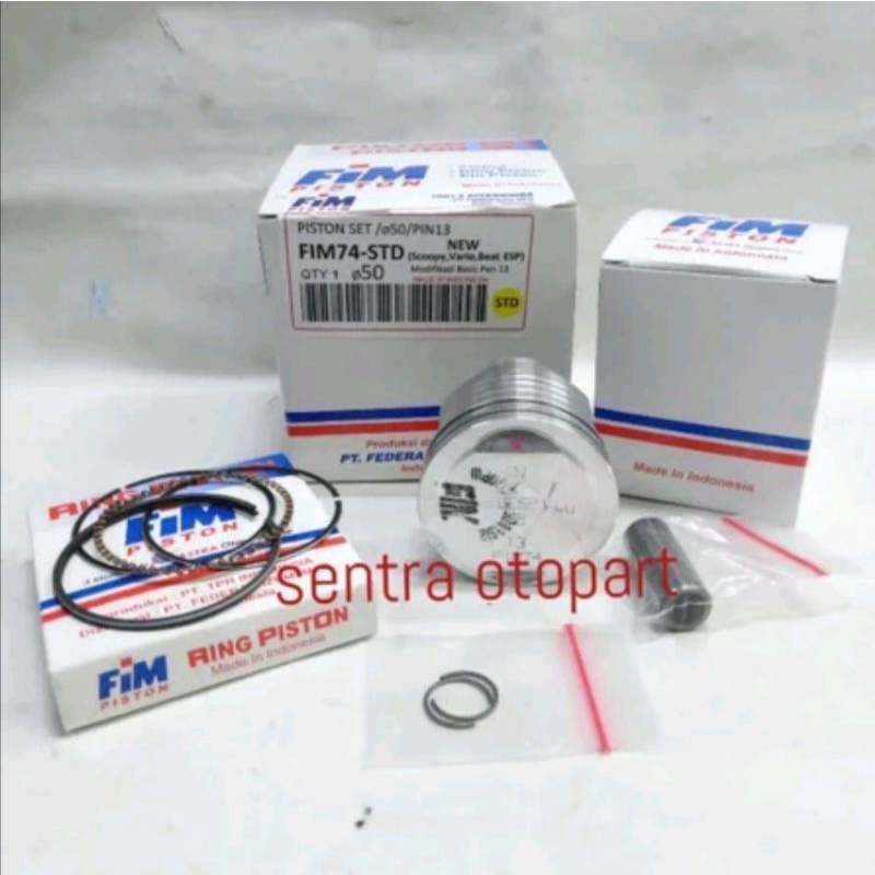 Piston kit beat esp. Beat street oversize std merk fim