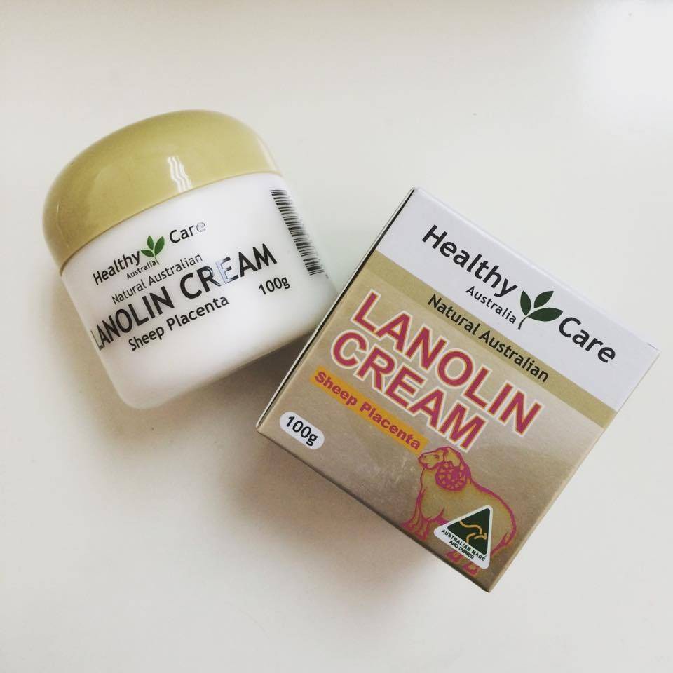 Healthy Care Lanolin Cream with Sheep Placenta, 100g