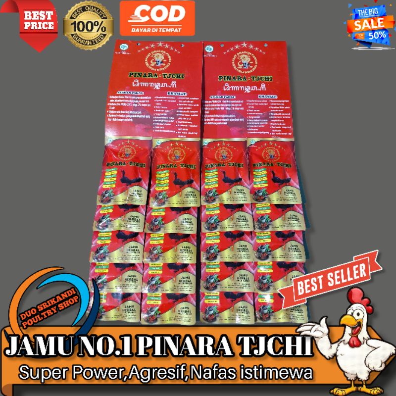 1 renteng Jamu Pinara Tjchi Pinara Chi Pinara Ci Pinara Tjhi Jamu Ayam Aduan Terbaik