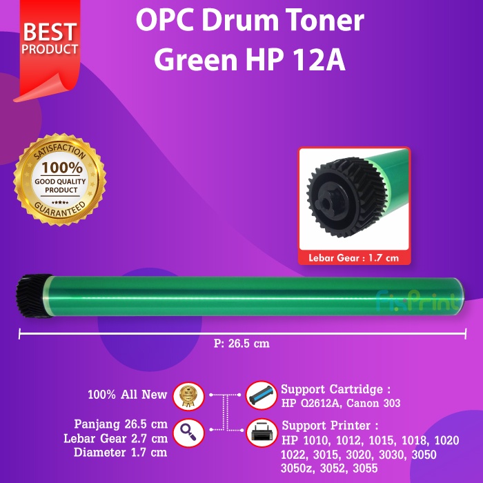 OPC Drum Korea HP 12A Q2612A Canon 303, HP LaserJet 1010 1012 1015