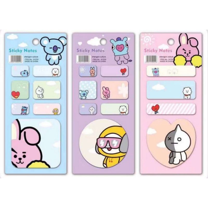 

sticky notes BTS BT21