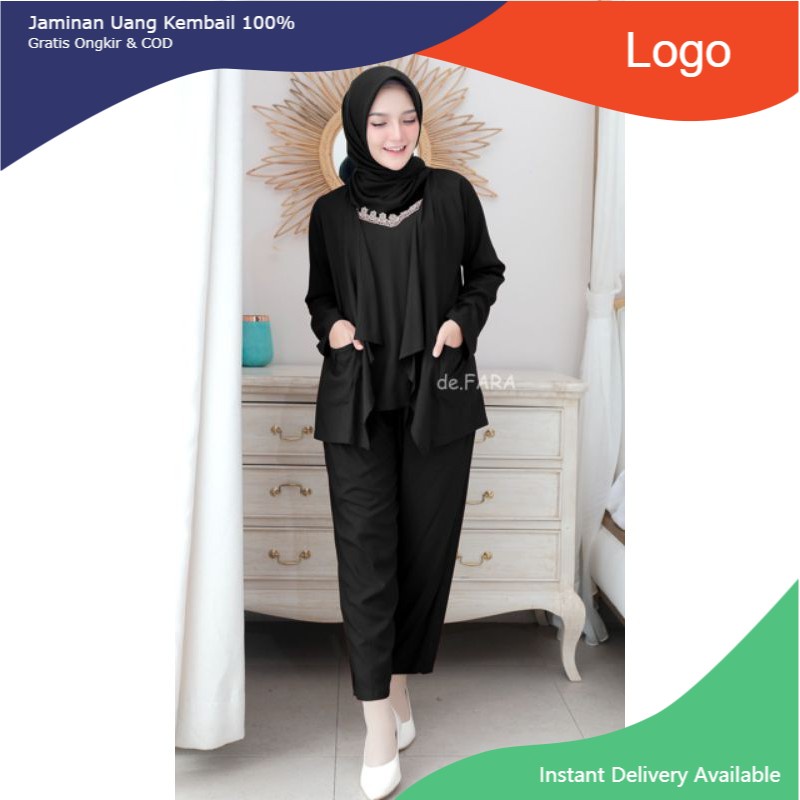 Aima set by defara |piyama murah dewasa| piyama wanita branded |home dress |baju tidur wanita murah