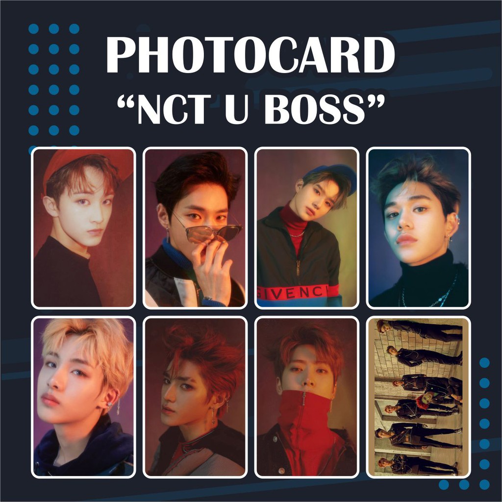 (READY STOCK) PHOTOCARD NCT U BOSS KPOP MURAH