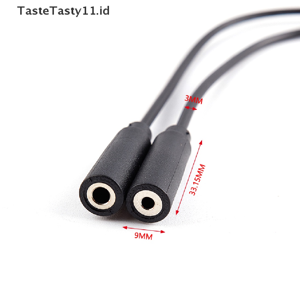 【TasteTasty】 2.5mm 3.5mm Mono Connector Cable Plug 2pin Extension Wire DIY Audio Cable .