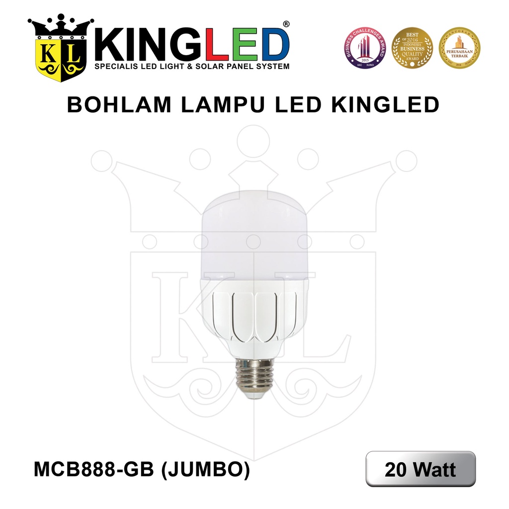 KINGLED Lampu Bola LED Capsule JUMBO 5 Watt / 10 Watt / 20 Watt