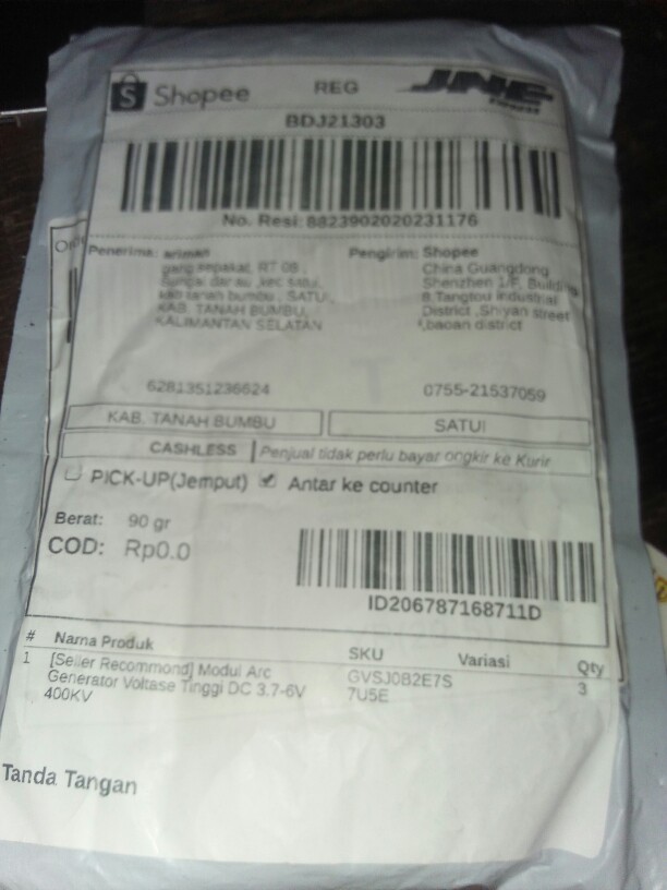 [seller Recommond] Modul Arc Generator Voltase Tinggi Dc 3.7-6v  400kv