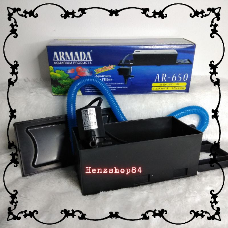 Armada AR650 Top Box Filter Aquarium Aquascape
