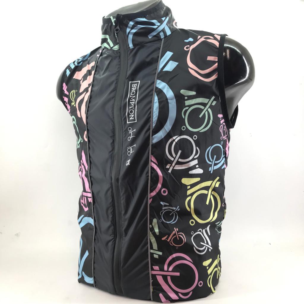 Rompi Pria Wanita Vest Sepeda Lipat Unisex Plus Topi Cycling