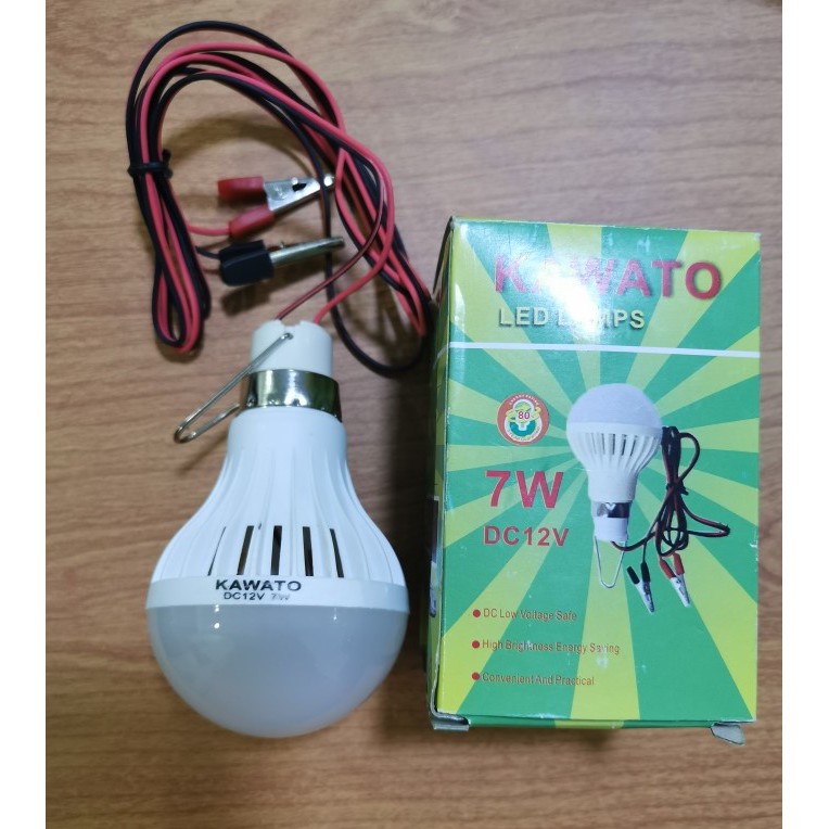 Lampu DC Bohlam LED Aki 7 Watt 12V