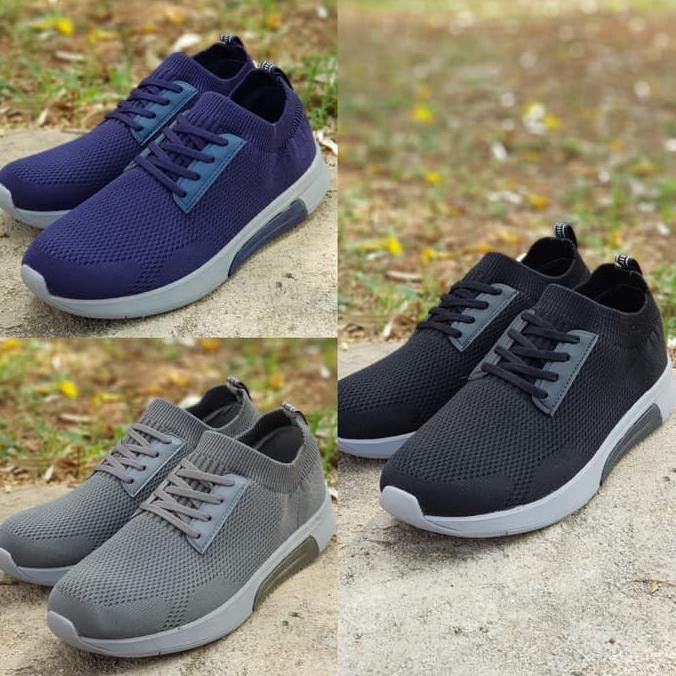 promo sepatu pria skechers/skecher/sketchers/sketcher jogger sock men - hitam, 40 terbaru