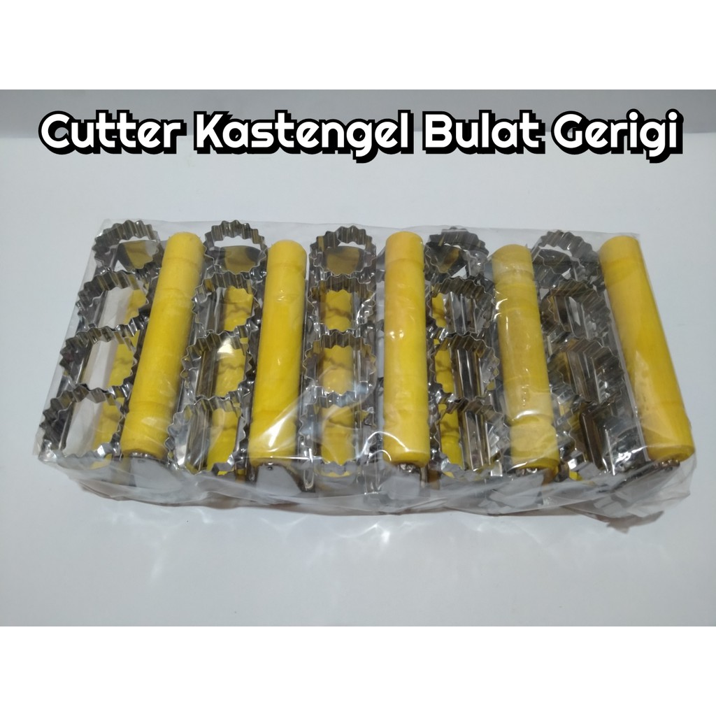 CUTTER KASTENGEL BANGKET KACANG KUE GAGANG KAYU MURAH CETAKAN KUE SALJU KUE KACANG KUE KEJU 1PACK ISI 10pc