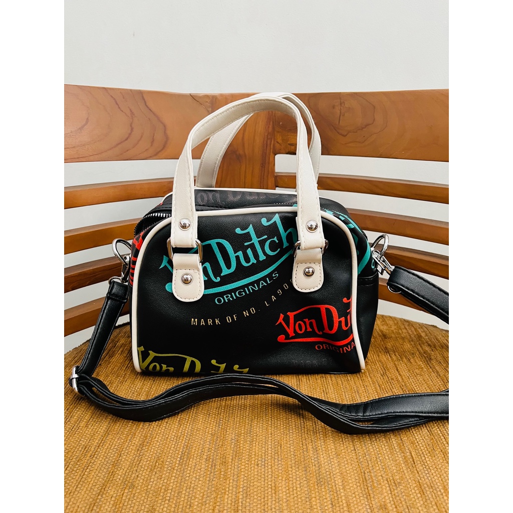 NEW Tas Selempang Von Dutch Hitam