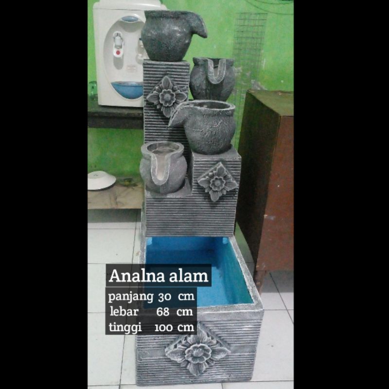 air mancur minimalis taman