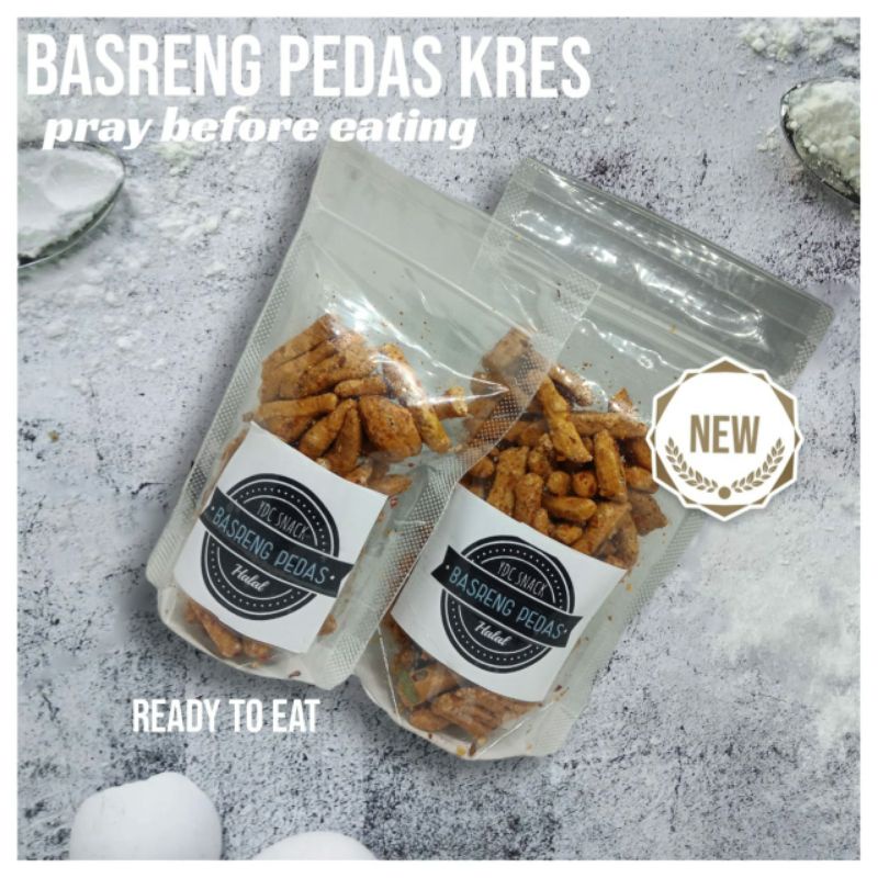 

(PROMO TERBATAS) Basreng Pedas/ Camilan Kekinian /Camilan Pedas / isi 100 gr & 50gr