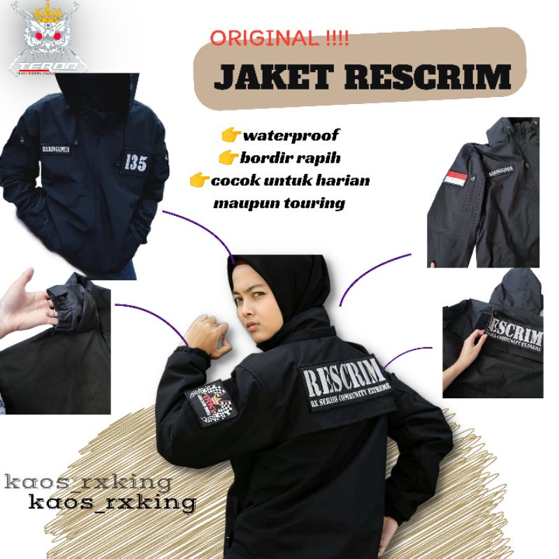 JAKET Rx King RESCRIM RX KING original (JAKET PRIA & WANITA)