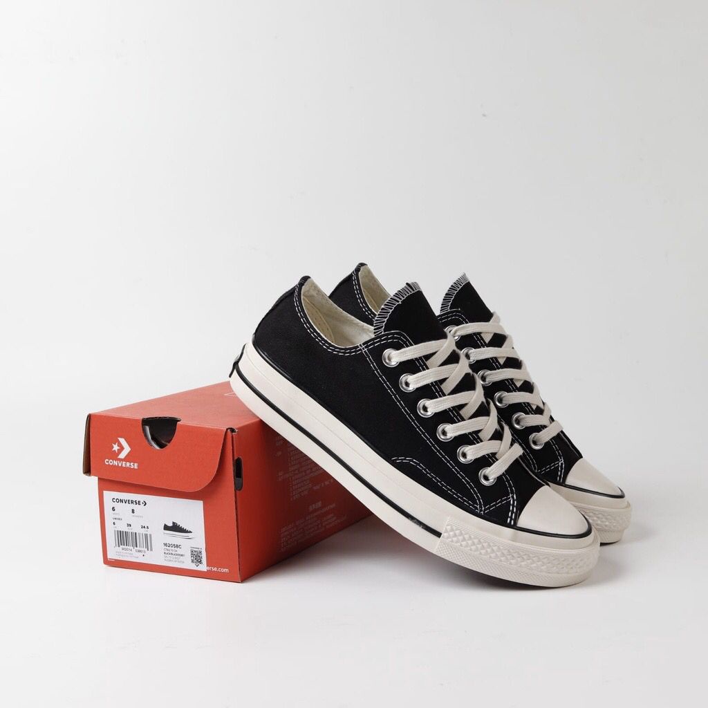 Sepatu Sneakers Converse All star Classic Hitam Pria Wanita Sepatu Anak Sekolah SMP SMA KULIAH KERJA