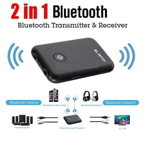 Audio Bluetooth 2 in 1 Transmitter Receiver TV Audio Music