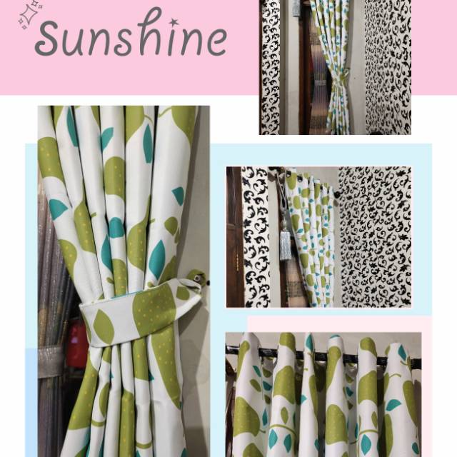 Gorden blackout gorden jendela pintu gorden minimalis