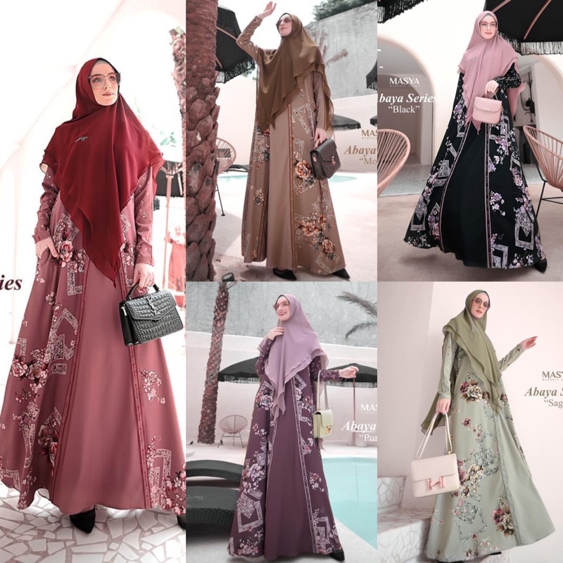 SET ABAYA SERIES BY MADENIA SYARI /MASYA SYARI