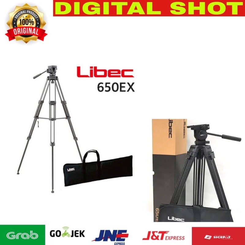 TRIPOD LIBEC 650EX - VIDEO TRIPOD LIBEC TH-650 EX