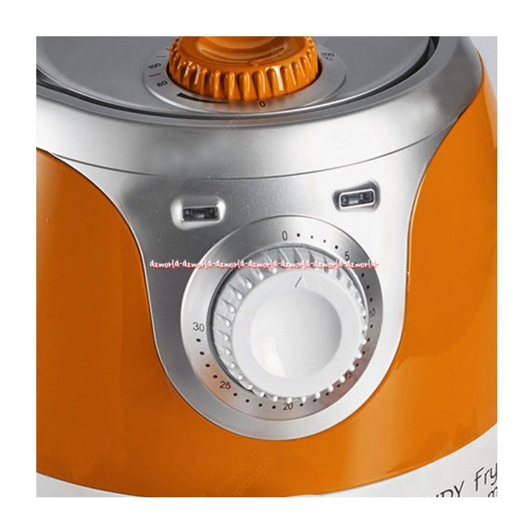 Ariete Airy Fryer Mini 2L Alat Penggorengan Tanpa Minyak Kapasitas 2 Liter Ariette Air fryer Airfryer Panci Penggorengan Warna Orange