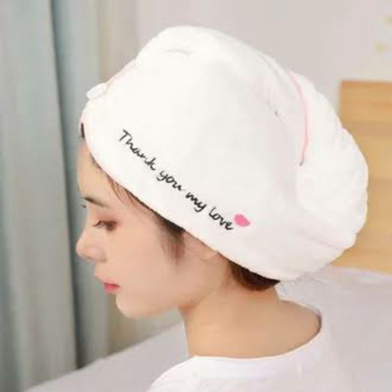 HANDUK Pembungkus Rambut Sehabis Keramas / Hair Wrap Magic towel handukcp