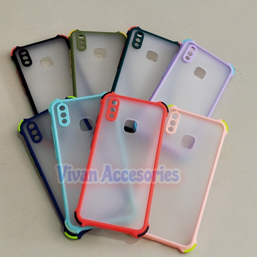 Case Vivo Y93 Matte Colour Shockproof Anticrack