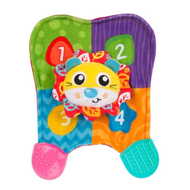 Playgro lion teething blankie