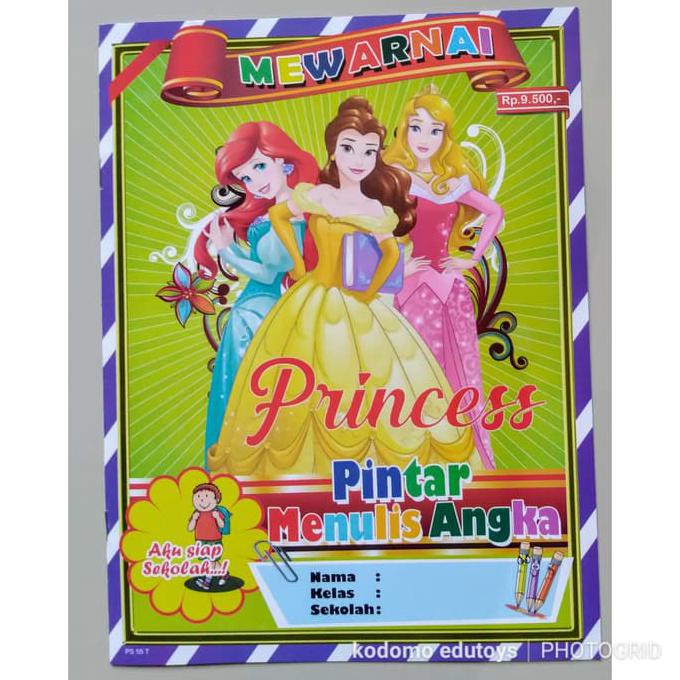 Buku Mewarnai Anak Karakter Princess 07 Buku Aktifitas Anak Tk Paud Terlaris Shopee Indonesia