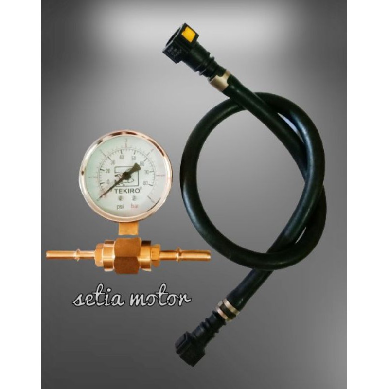 Alat ukur fuelpump rotak ,preasure gauge untuk semua jenis motor injeksi universal