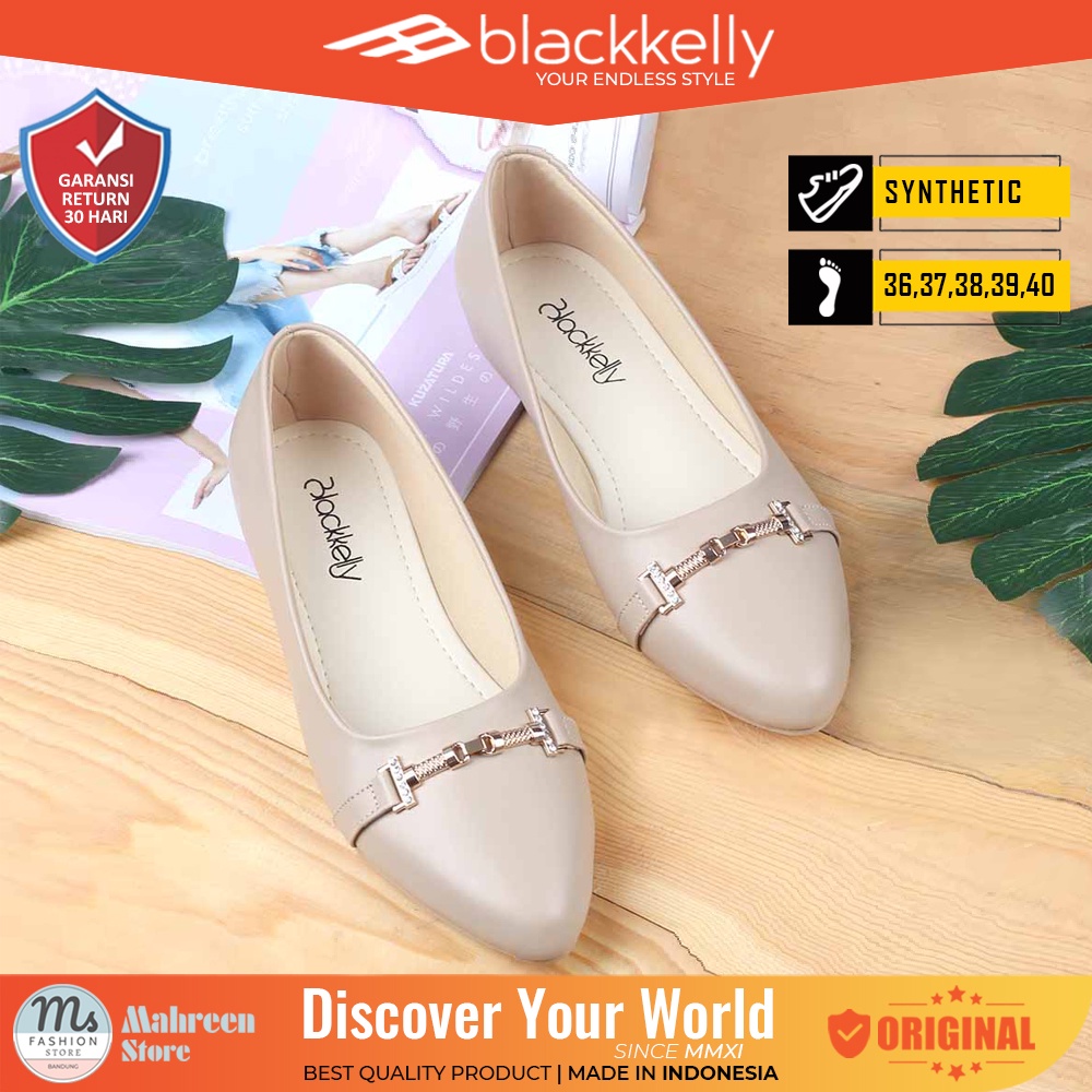 Sepatu Flat Shoes Wanita Sepatu Ballet Wanita Original Blackkelly | BKS 420