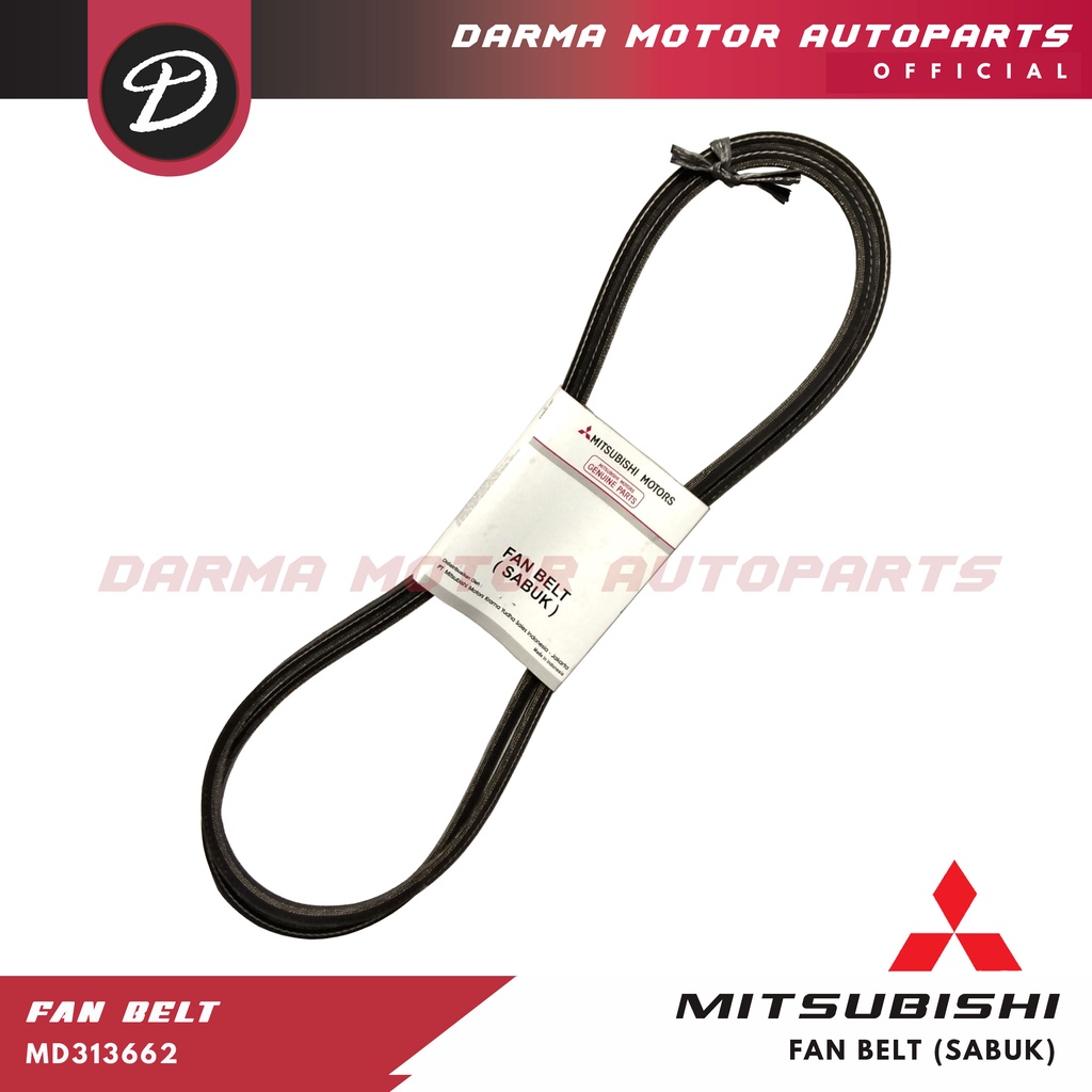 FAN BELT VAN BELT ALTERNATOR L300 DIESEL KUDA DIESEL ASLI MD313662 ORI