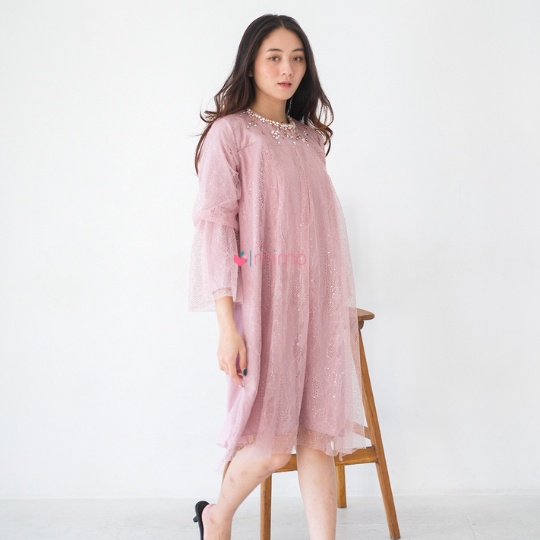 Brokat Simple Dress (Ramadhan/Lebaran Collection)