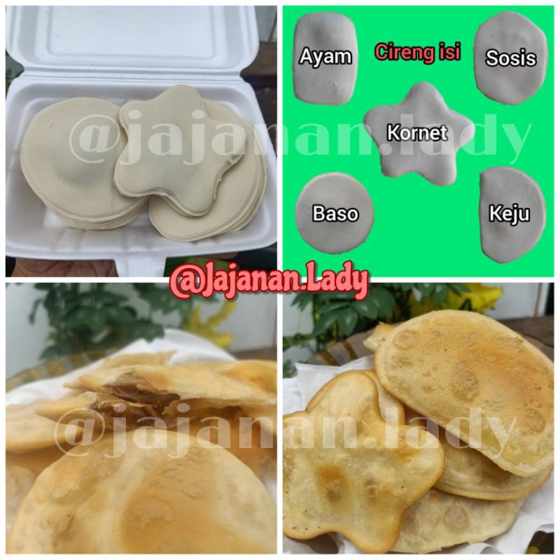 

CIRENG ISI AYAM KORNET SOSIS KEJU BASO