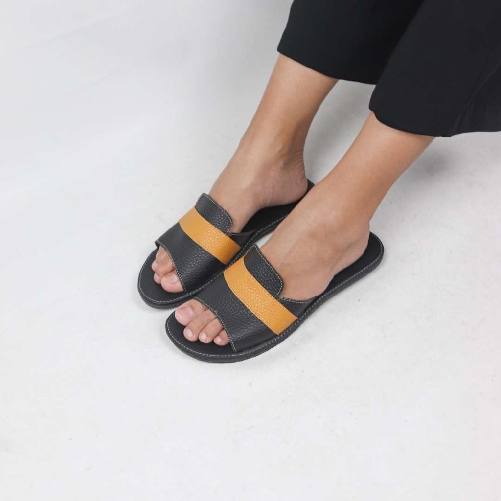 Sandal Selop Wanita Sandal Papirut Wanita Sandal Wanita Kekinian Sandal Wanita Slip Sandal - JULIE