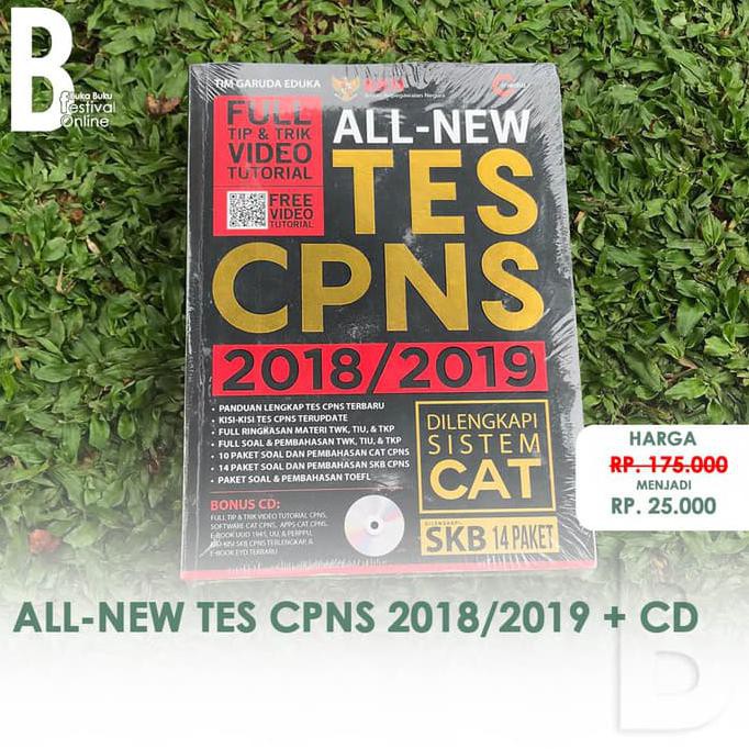 Best Produk] Buku All-New Tes Cpns 2018/2019 + Cd