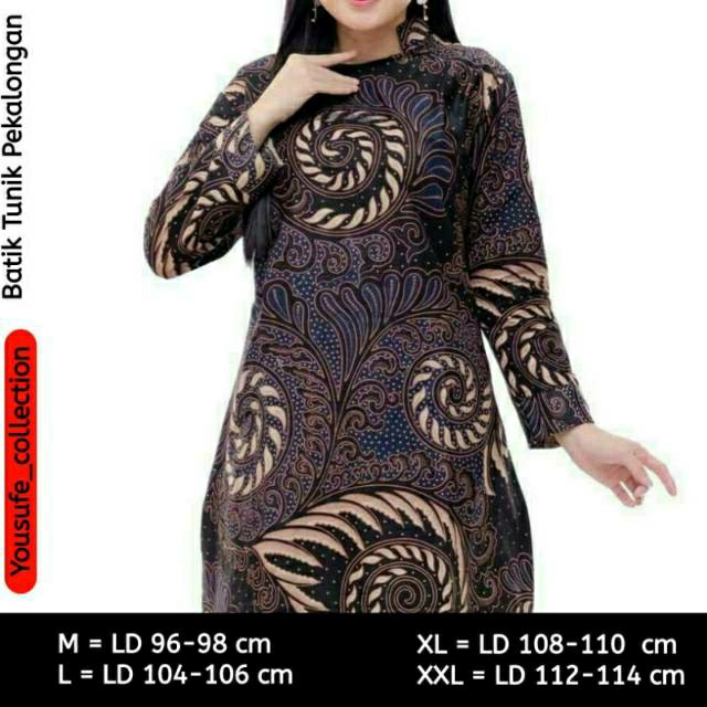 Tunik Batik Kantor Tunik Batik Muslimah Tunik Batik Lengan Panjang Tunik Batik Seragaman
