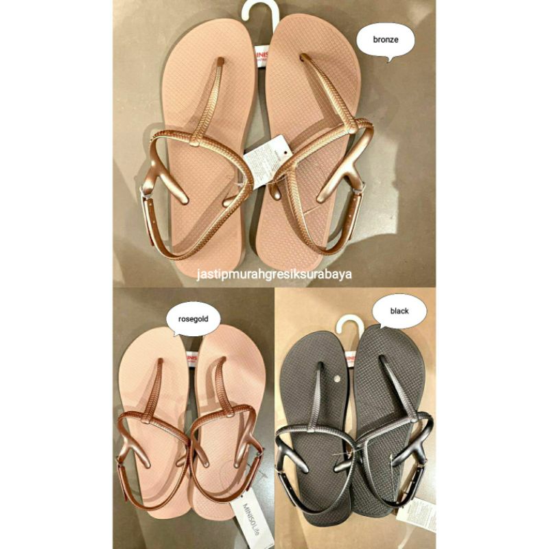 SANDAL MINISO SANDAL JEPIT MINISO SANDAL KARET