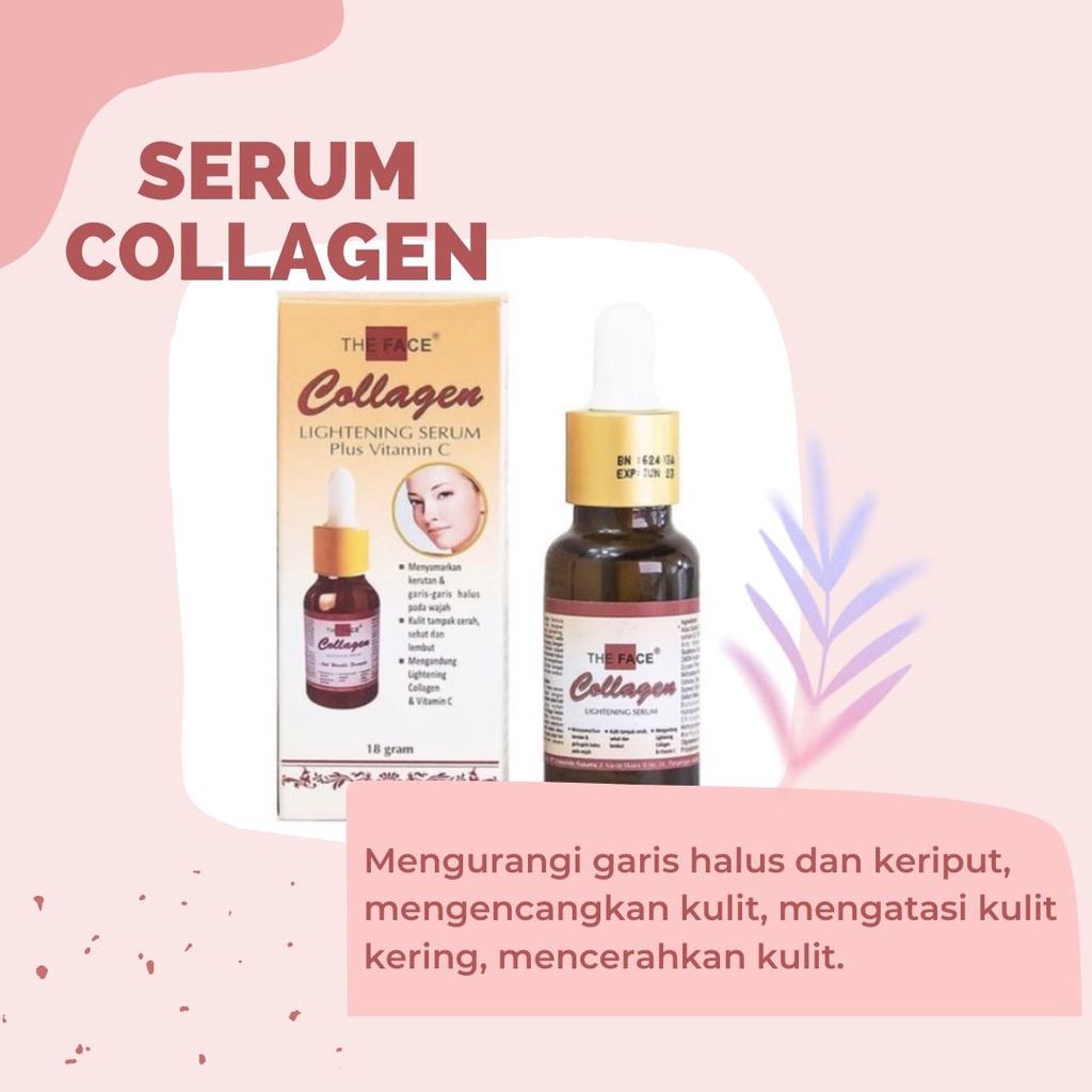 Collagen 1 Paket Pemutih Lengkap Asli Original BPOM - 4 in 1 - Paket Skincare Termurah Collagen - Sabun - Cream Siang