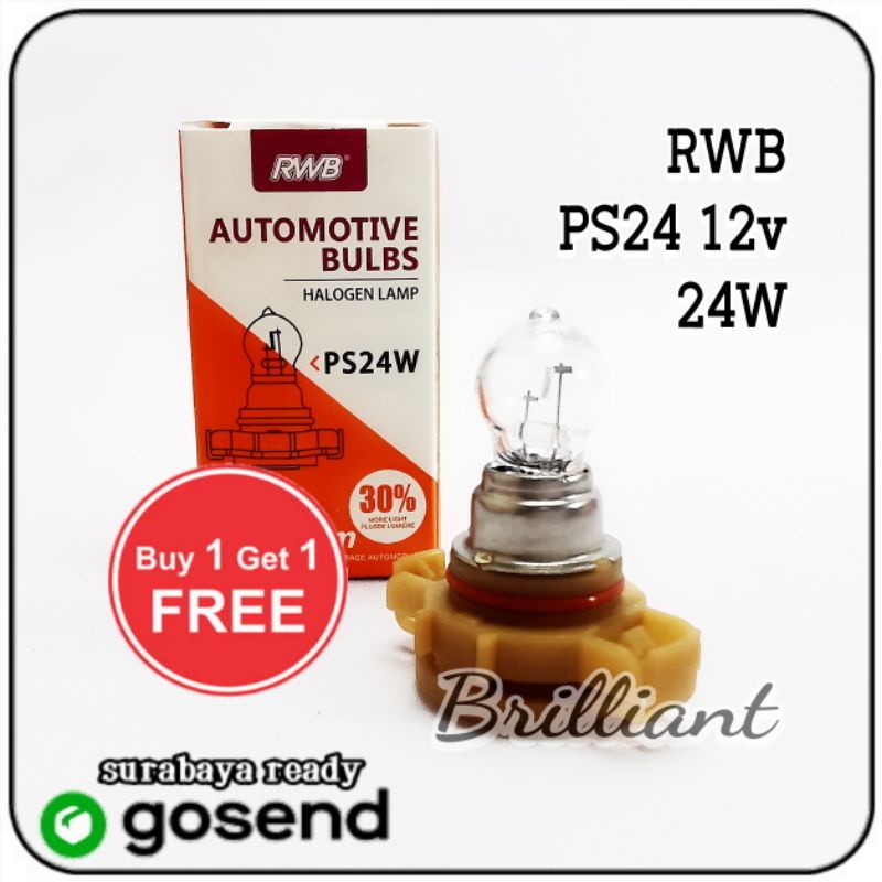 Promo - Bohlam Halogen RWB Original - H1 / Ps24 / H27 / H9 / H16 / 9012 Hir2 / H11 / G40 / H4