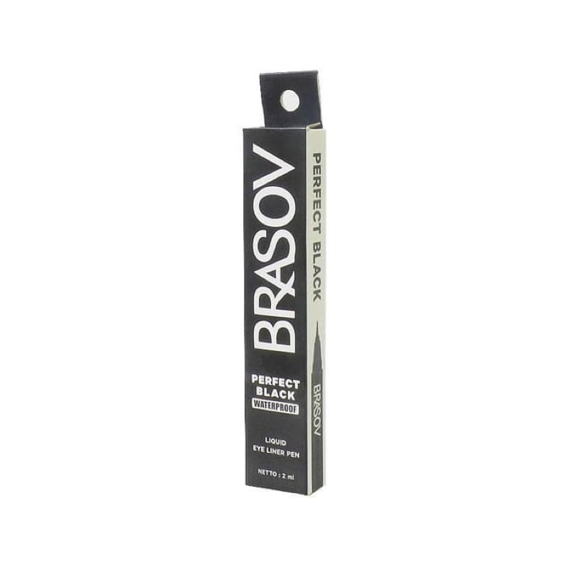 BRASOV Pulpen Eyeliner Perfect Black Waterproof Liquid Eye Liner Pen