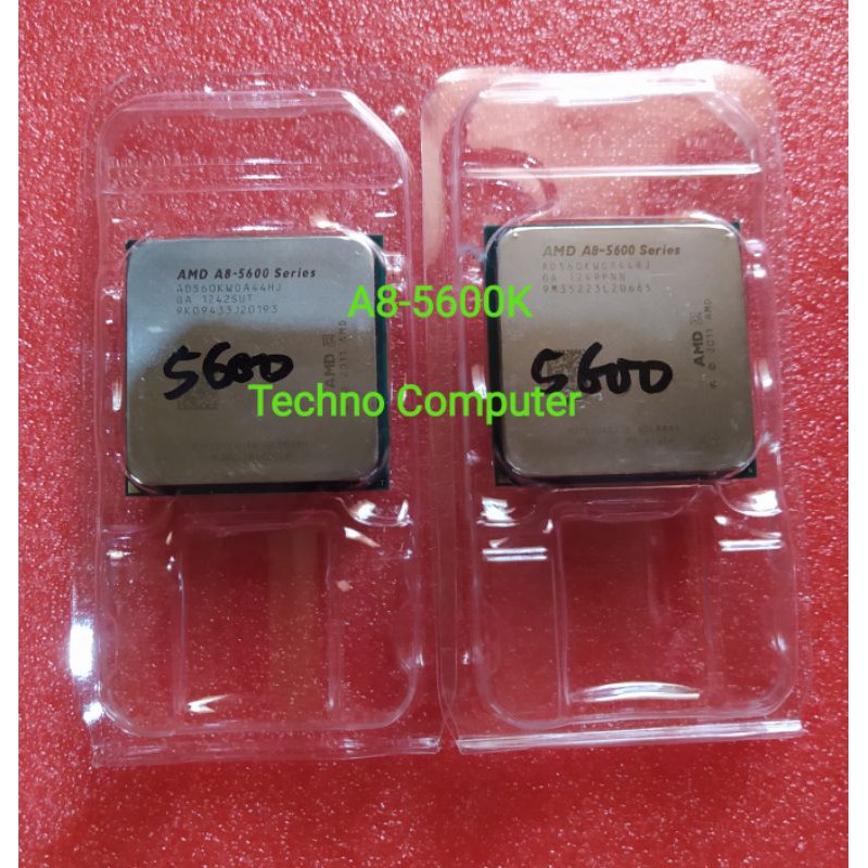Prosesor AMD APU A8-Series A8-5600K A8-5600 FM2 3.6MHZ - 3.9MHz GPU Radeon HD 7560D