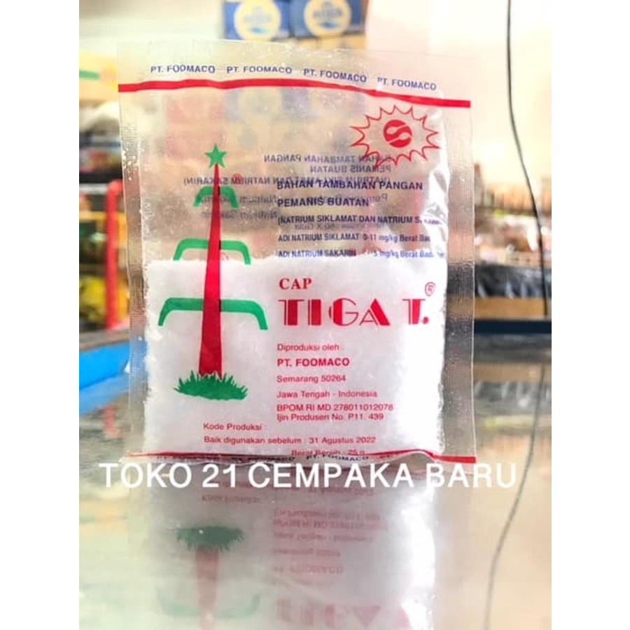 sodium cyclamate TIGA TEBU pemanis buatan natrium siklamat 3 TEBU 3T