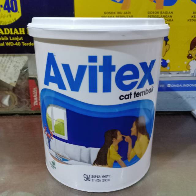 CAT TEMBOK AVITEX INTERIOR 1 KG READY MIX